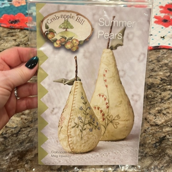 Five 5 Stitching Crafts Patterns Crabapple Hill Pincushion Heart Sampler Thistle - Picture 2 of 11